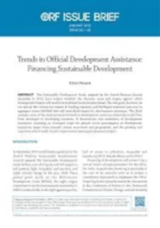 Trends in official development assistance: Financing sustainable development  