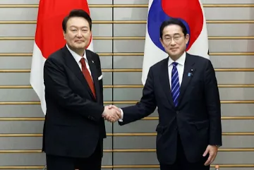 दक्षिण कोरिया और जापान के बीच संबंधों में गर्माहट