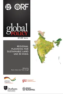 Regional planning for sustainable land use in India
