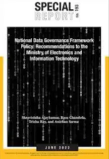 National Data Governance Framework Policy: Recommendations to the Ministry of Electronics and Information Technology