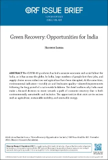 Green Recovery: Opportunities for India