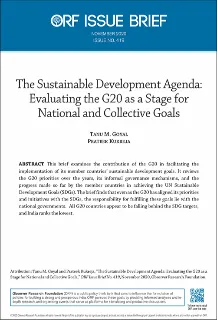 The Sustainable Development Agenda: Evaluating the G20 as a Stage for National and Collective Goals