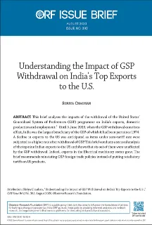 Understanding the Impact of GSP Withdrawal on India’s Top Exports to the US