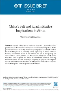 China’s belt and road initiative: Implications in Africa  