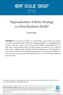 Regionalisation: A Better Strategy in a Post-Pandemic World?