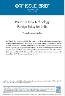 Priorities for a Technology Foreign Policy for India  