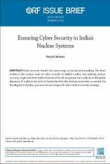 Ensuring Cyber Security in India’s Nuclear Systems  