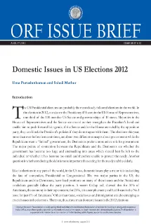 Domestic Issues in US Elections 2012  