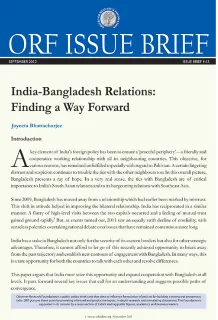 India-Bangladesh Relations: Finding a Way Forward