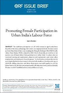 Promoting female participation in urban India’s labour force