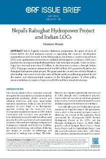 Nepal’s Rahughat Hydropower Project and Indian LOCs