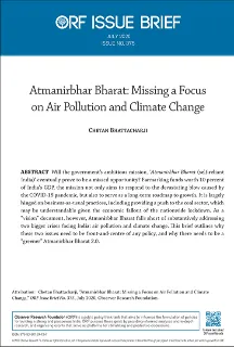 Atmanirbhar Bharat: Missing a focus on air pollution and climate change  