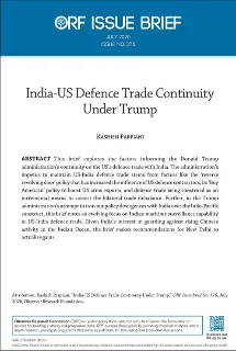 India-US Defence Trade Continuity Under Trump  