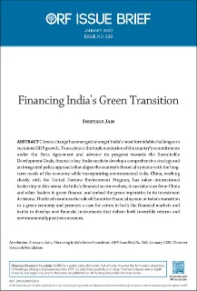 Financing India’s Green Transition  