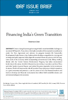 Financing India’s Green Transition