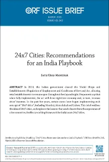 24×7 cities: Recommendations for an India playbook