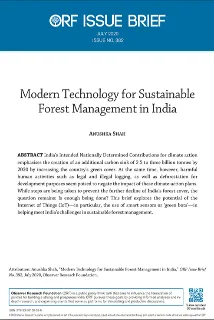 Modern Technology for Sustainable Forest Management in India
