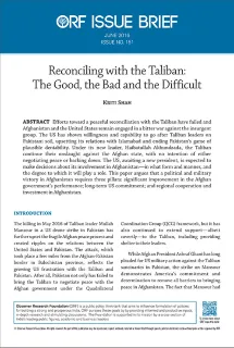 Reconciling with the Taliban: The Good, the Bad and the Difficult