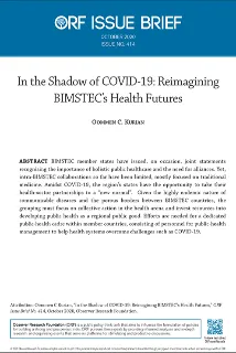 In the Shadow of COVID19: Reimagining BIMSTEC’s Health Futures