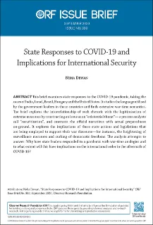 State Responses to COVID19 and Implications for International Security