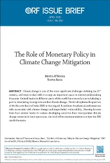 The role of monetary policy in climate change mitigation  