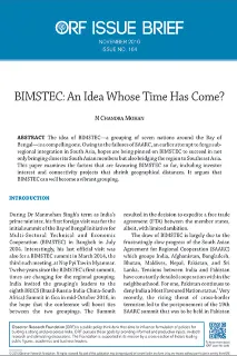 BIMSTEC: An idea whose time has come?