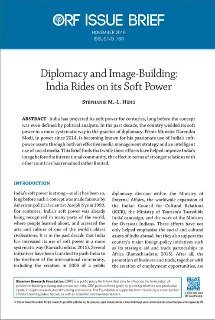 Diplomacy and Image-Building: India Rides on its Soft Power