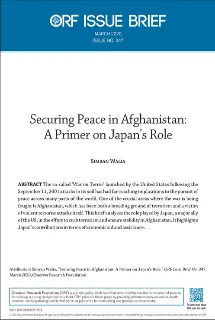 Securing peace in Afghanistan: A primer on Japan’s role  