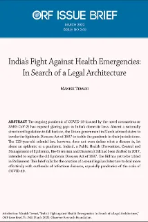 India’s fight against health emergencies: In search of a legal architecture