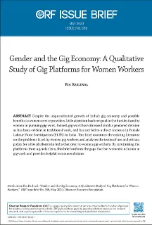 Gender and the Gig Economy: A qualitative study of Gig platforms for women workers  