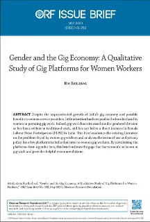 Gender and the Gig Economy: A qualitative study of Gig platforms for women workers