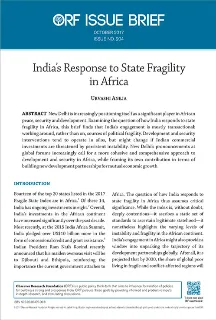 India’s response to state fragility in Africa  