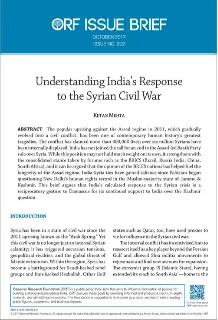 Understanding India’s response to the Syrian civil war  