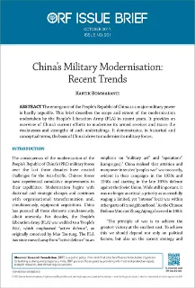 China’s Military Modernisation: Recent trends