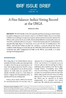 A fine balance: India’s voting record at the UNGA  