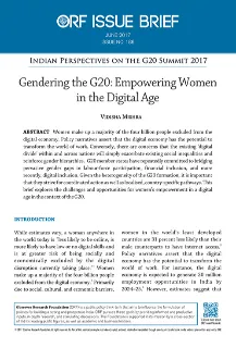 Gendering the G20: Empowering women in the digital age