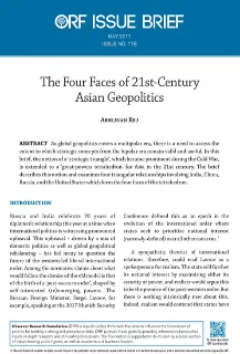 The four faces of 21st century Asian geopolitics
