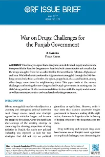 War on drugs: Challenges for the Punjab government