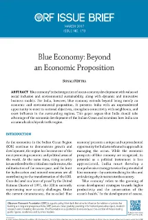 Blue economy: Beyond an economic proposition