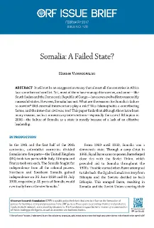 Somalia: A failed state?  