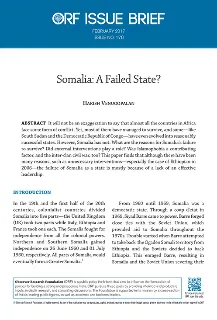 Somalia: A failed state?