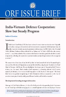 India-Vietnam Defence Cooperation: Slow but Steady Progress  