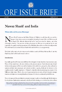 Nawaz Sharif and India  