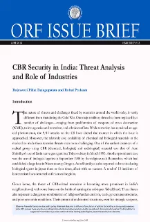 CBR Security in India: Threat Analysis and Role of Industries