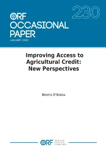 Improving access to Agricultural credit: New perspectives  