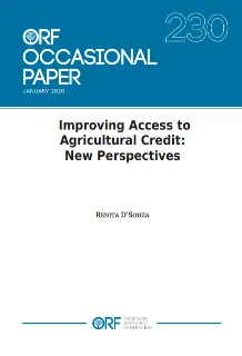 Improving access to Agricultural credit: New perspectives