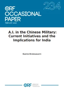 A.I. in the Chinese military: Current initiatives and the implications for India