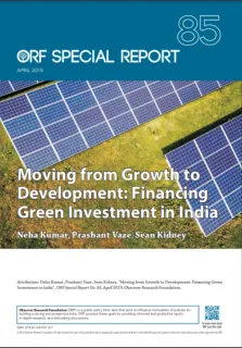 Moving from growth to development: Financing green investment in India  