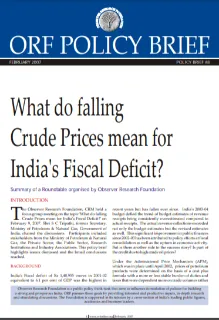 What do falling Crude Prices mean for India's Fiscal Deficit?