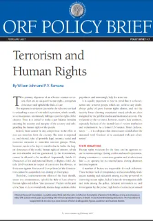 Terrorism and Human Rights  